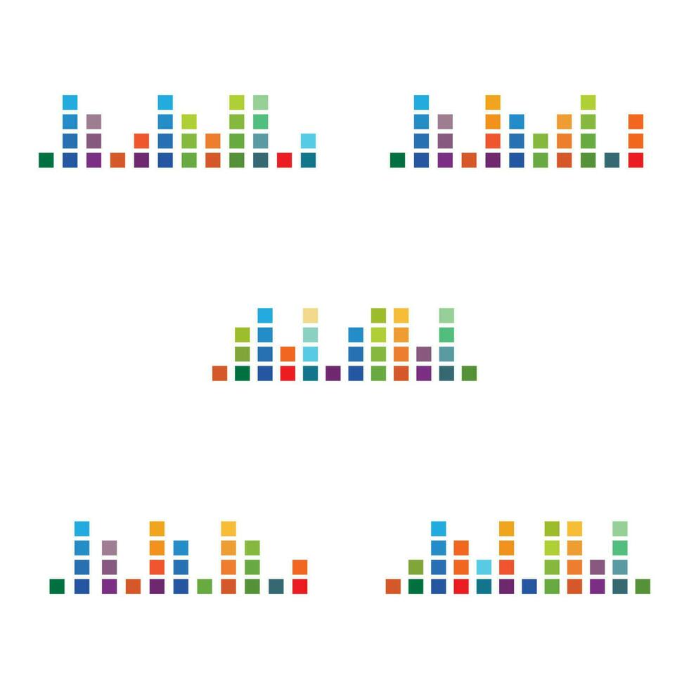 illustrazione vettoriale di onde sonore