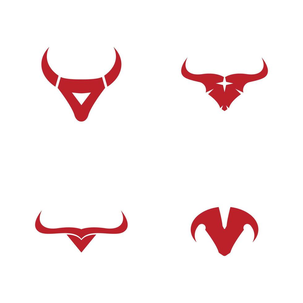 toro logo modello icona vettore illustrazione design