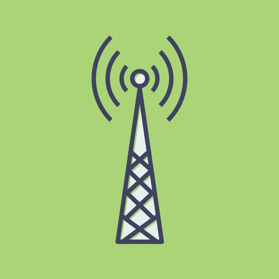 Telecom Torre vettore icona