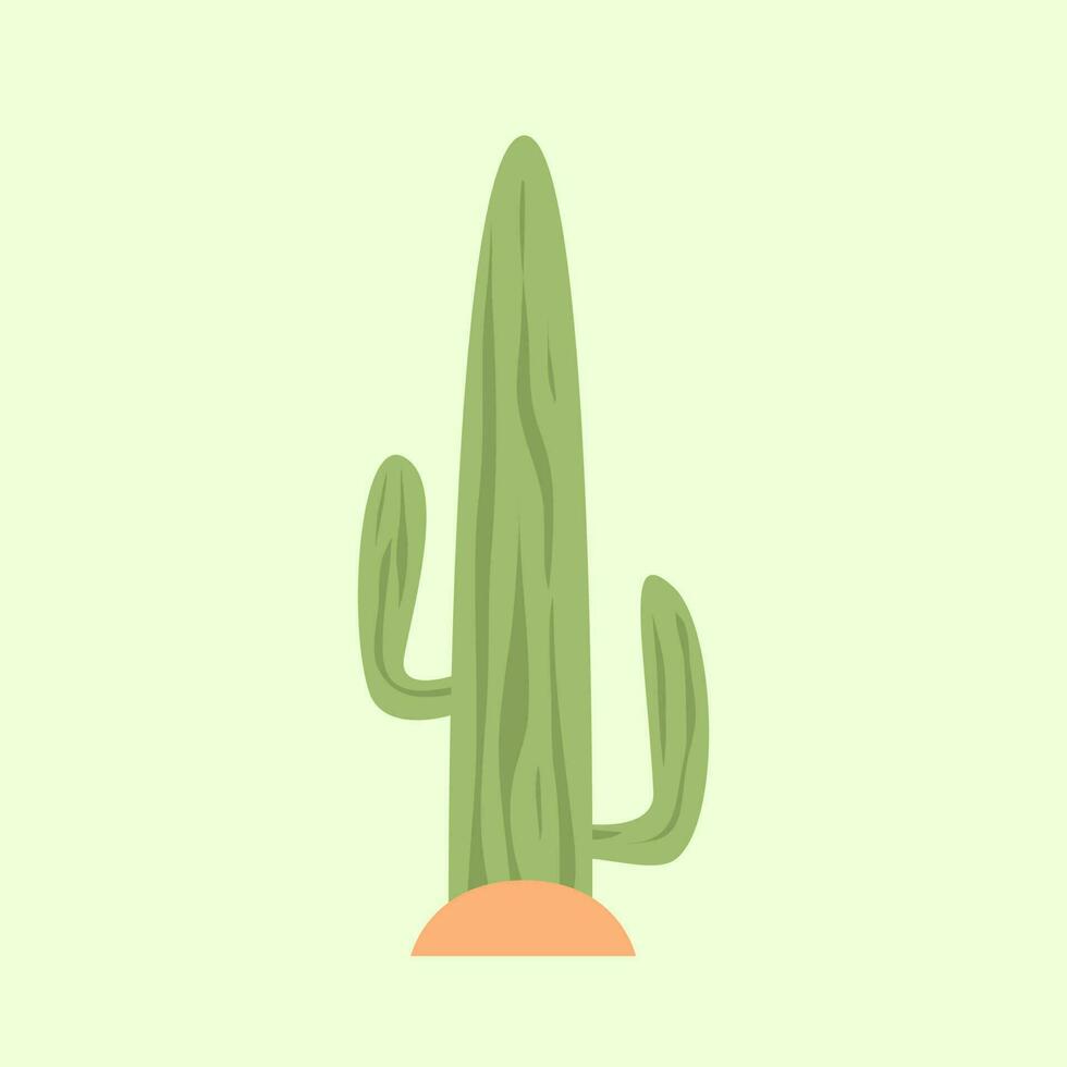 cactus vettore illustrazione. cactus piatto stile. piatto illustrazione di cactus.
