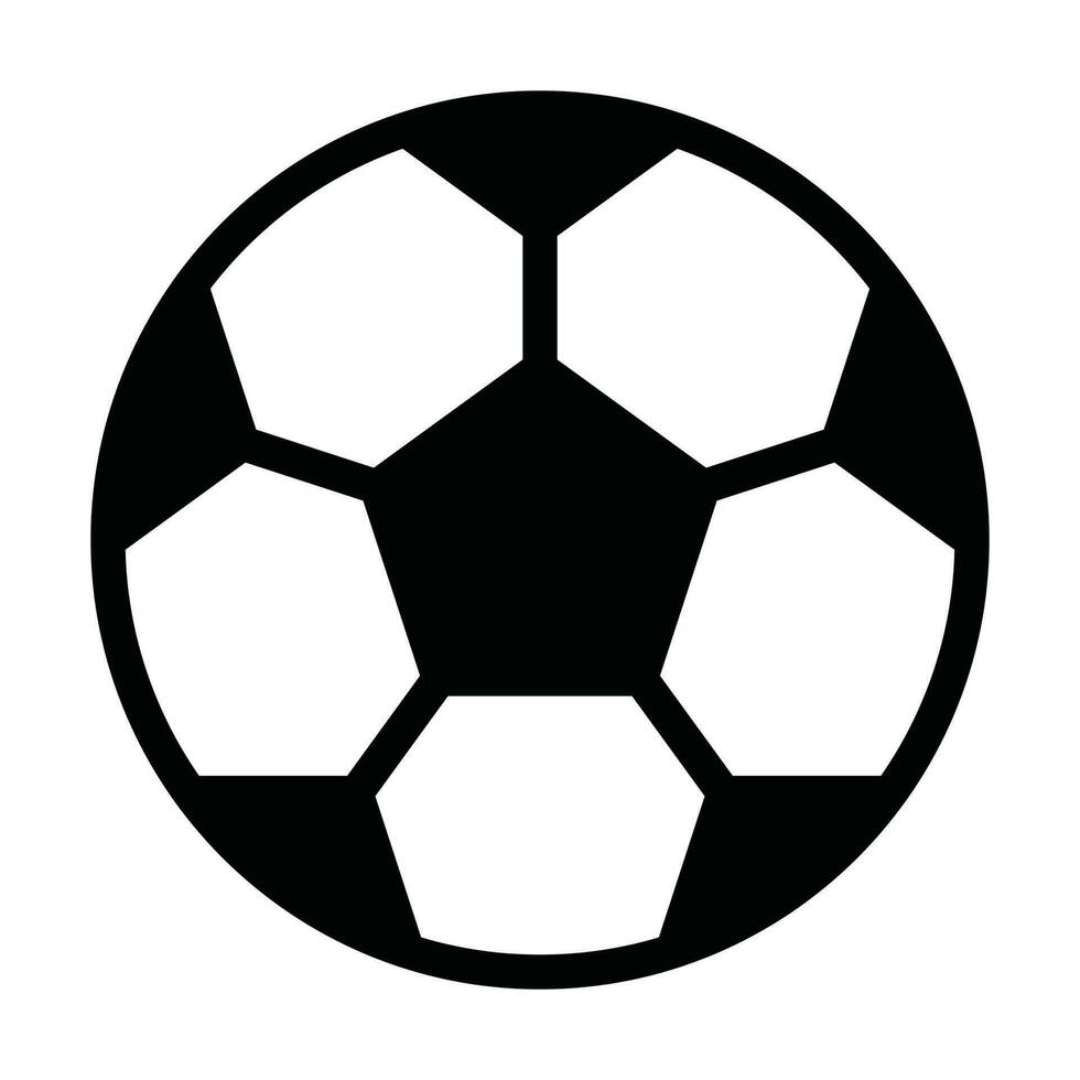 icona del pallone da calcio vettore