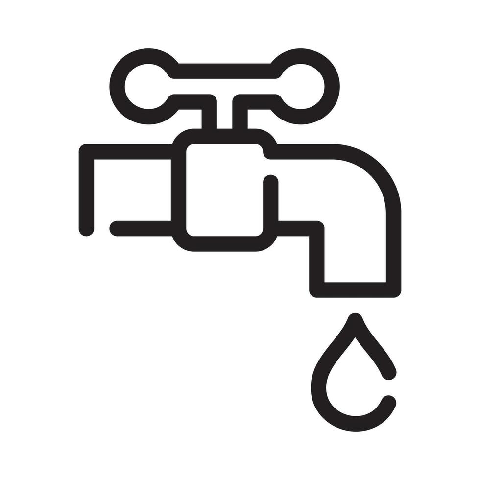 acqua rubinetto icona vettore