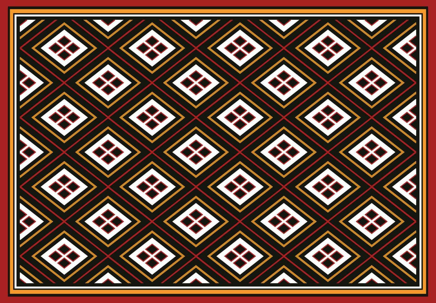 tribale batik arte a partire dal toraja Indonesia geometrico fantasia modello piatto vettori