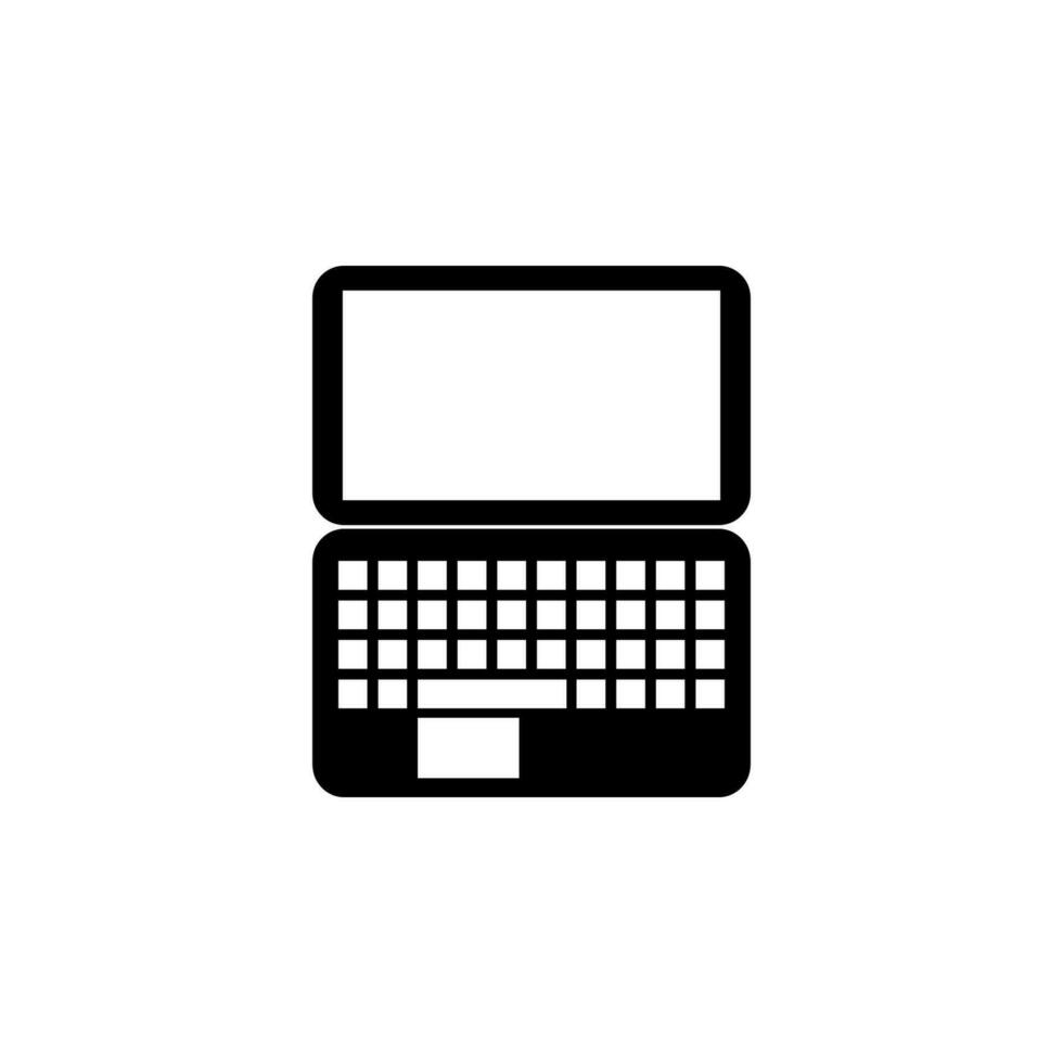 il computer portatile vettore icona illustrazione