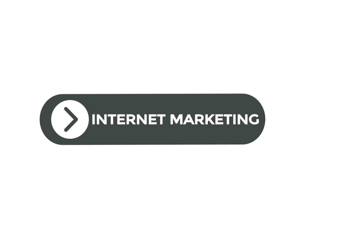 Internet marketing vectors.sign etichetta bolla discorso Internet marketingl vettore