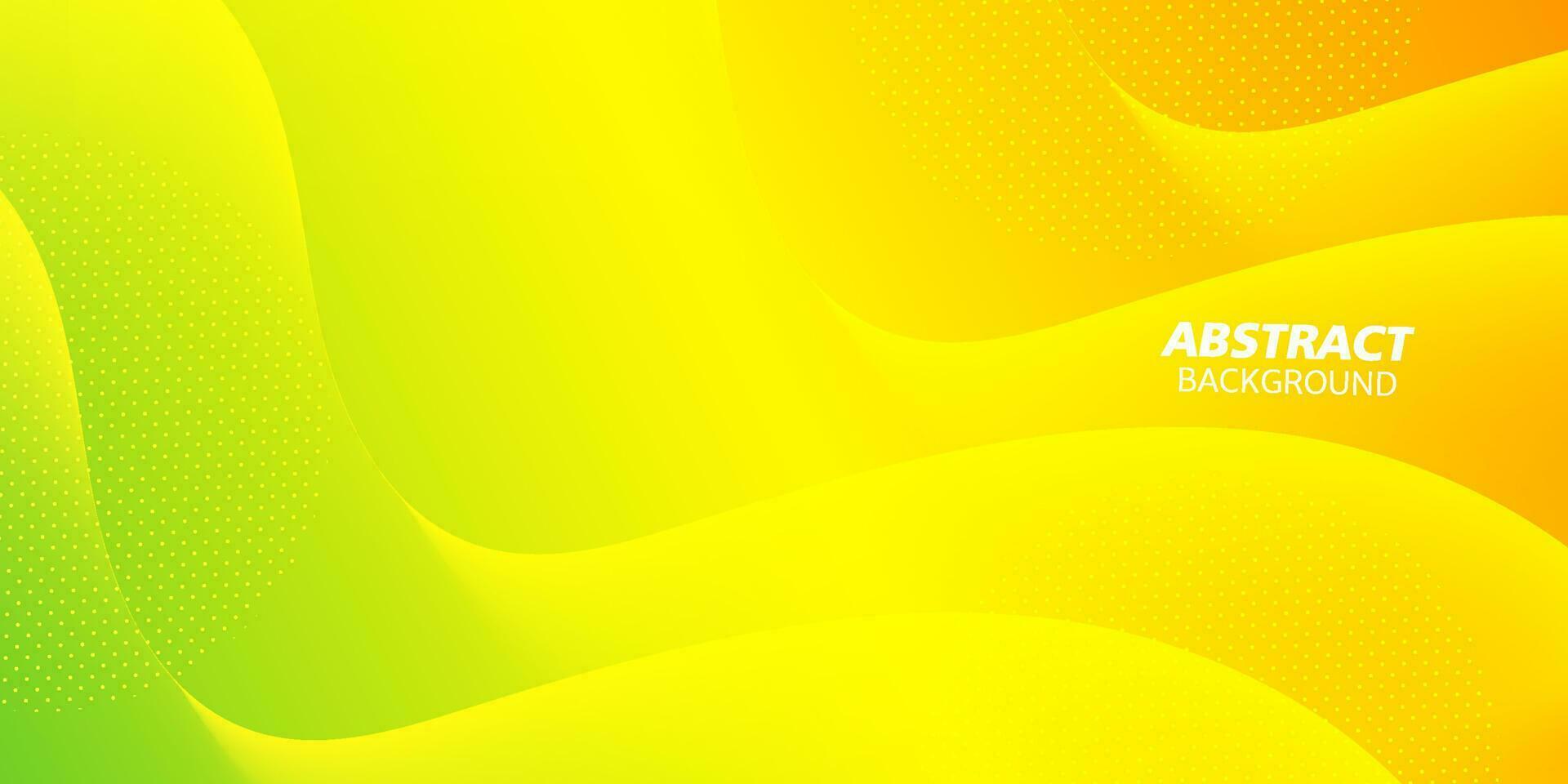moderno semplice luminosa astratto sfondo con verde, arancione e giallo colore ondulato design. eps10 vettore modello