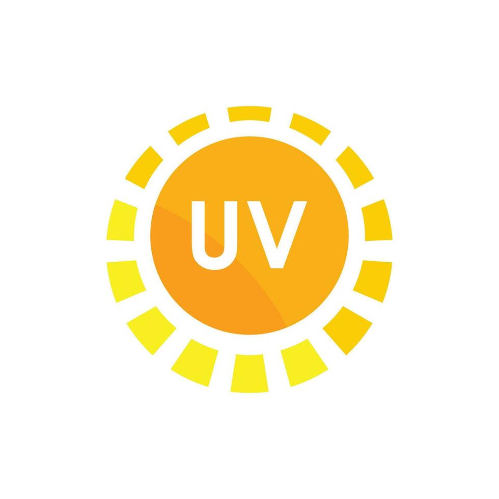 uv protezione vettore icona, ultravioletto logo