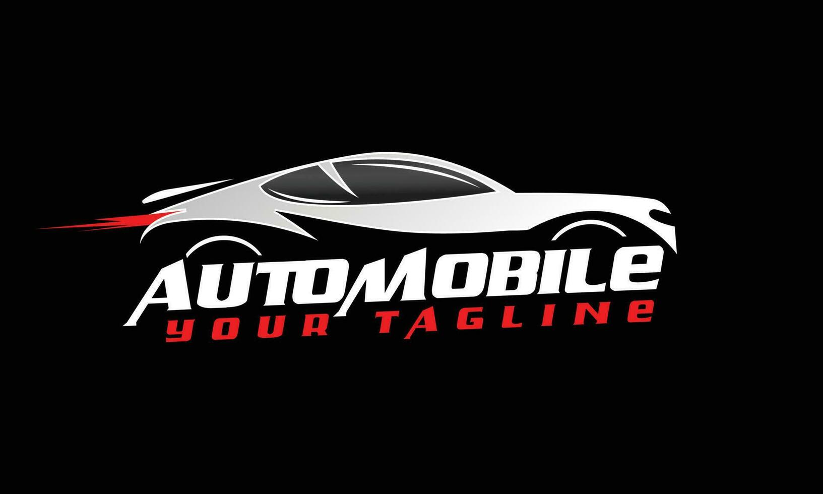 automobile logo design vettore
