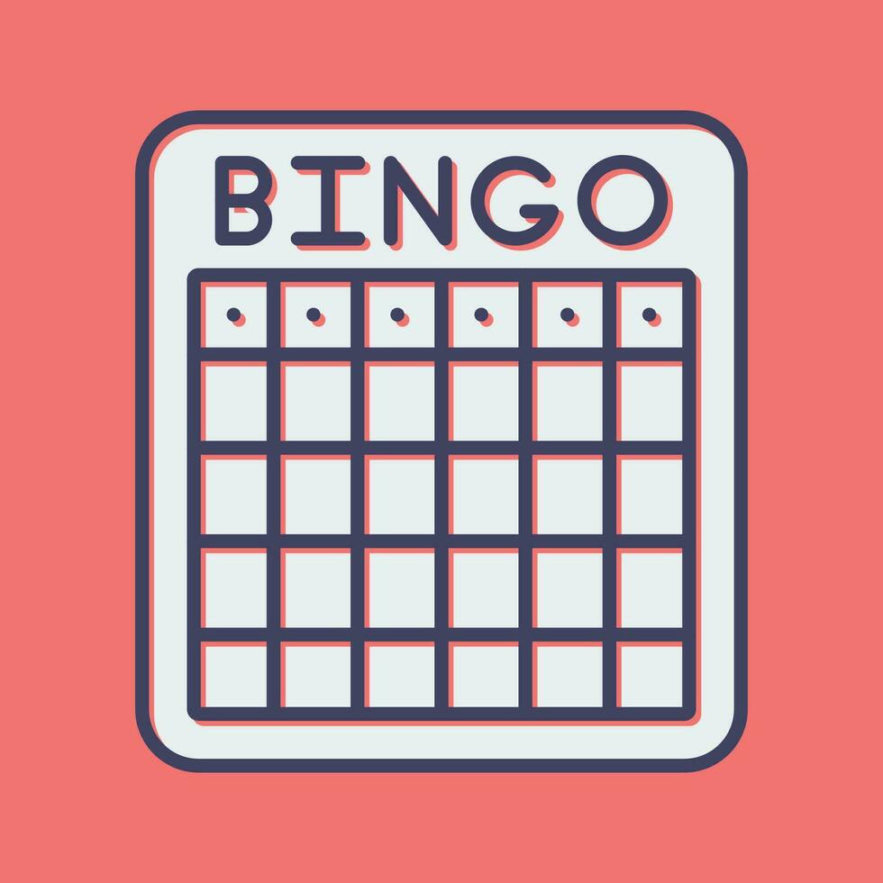 icona del vettore bingo