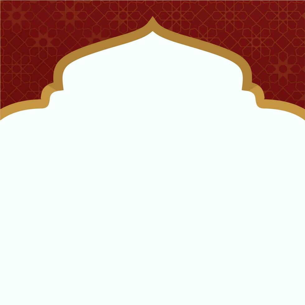 Arabo Fram . islamico design , Arabo nozze forme, Ramadan kareem a tema telaio, moschea cancello vettore