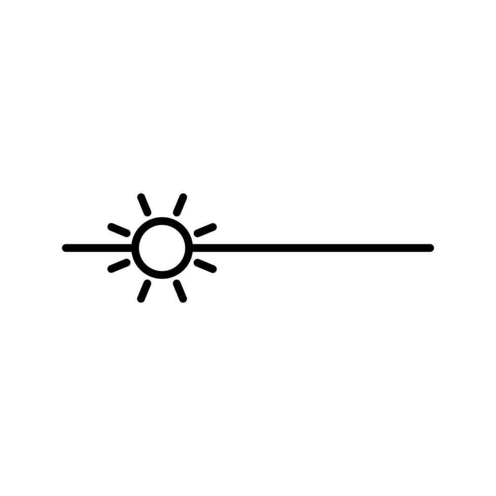 icona di vettore di luminosità