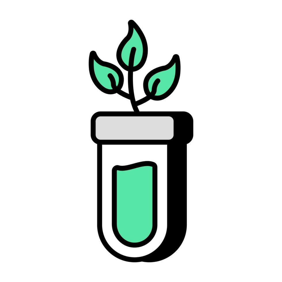 Perfetto design icona di botanico tubo vettore
