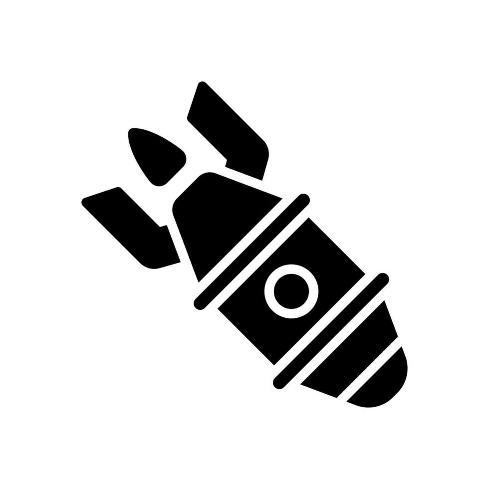 missile icona per il tuo sito web, mobile, presentazione, e logo design. vettore