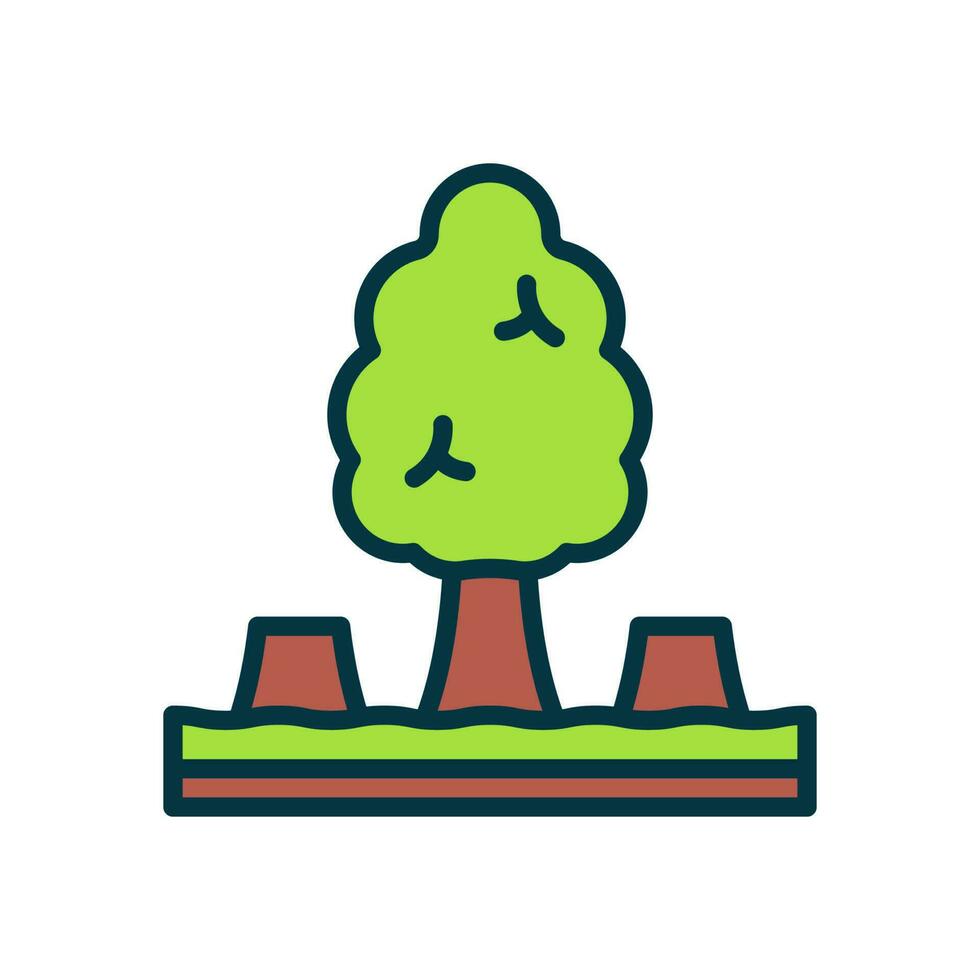 la deforestazione icona per il tuo sito web, mobile, presentazione, e logo design. vettore