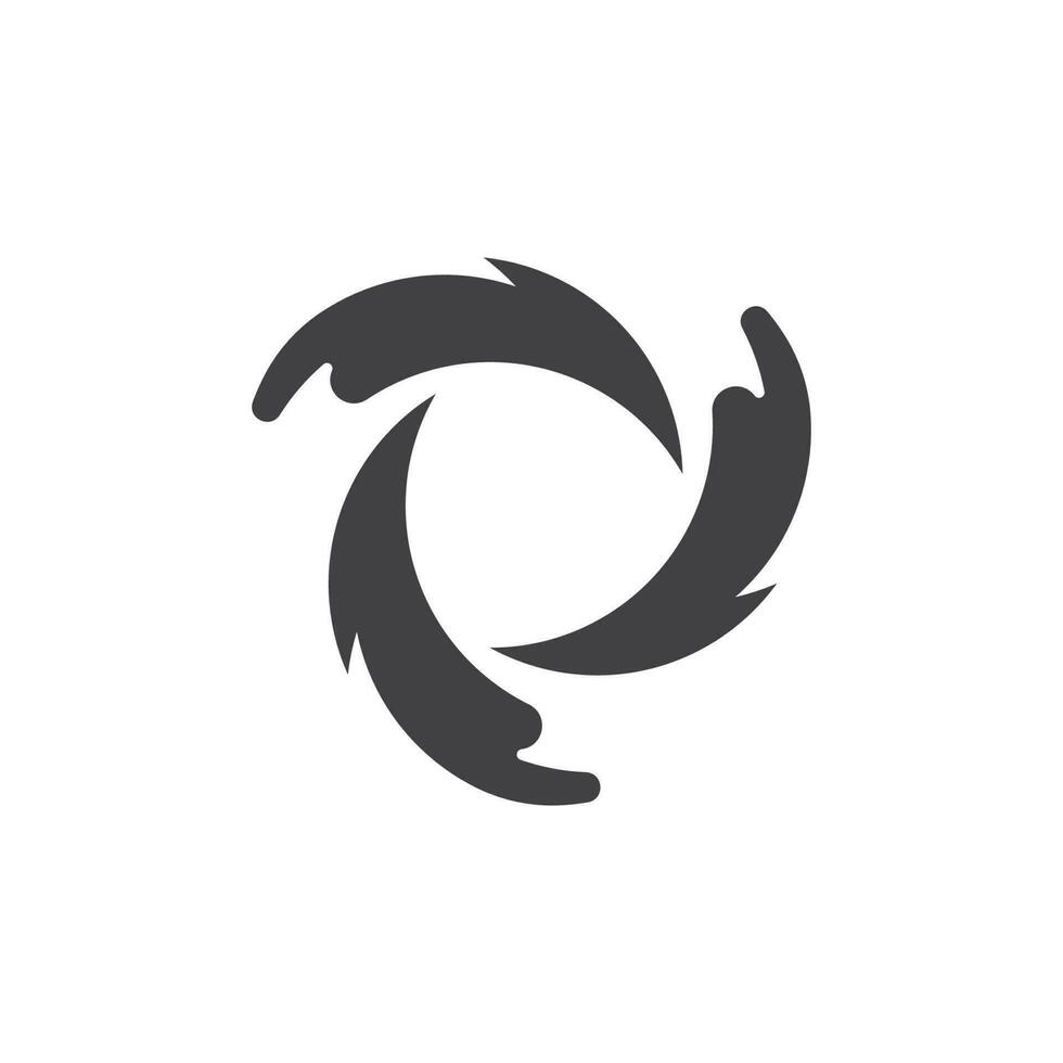 vortice vettore design illustrazione icona logo modello