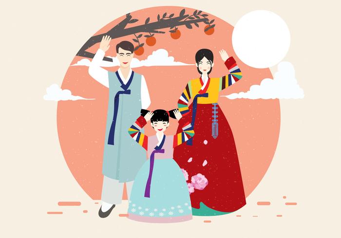 vettore chuseok