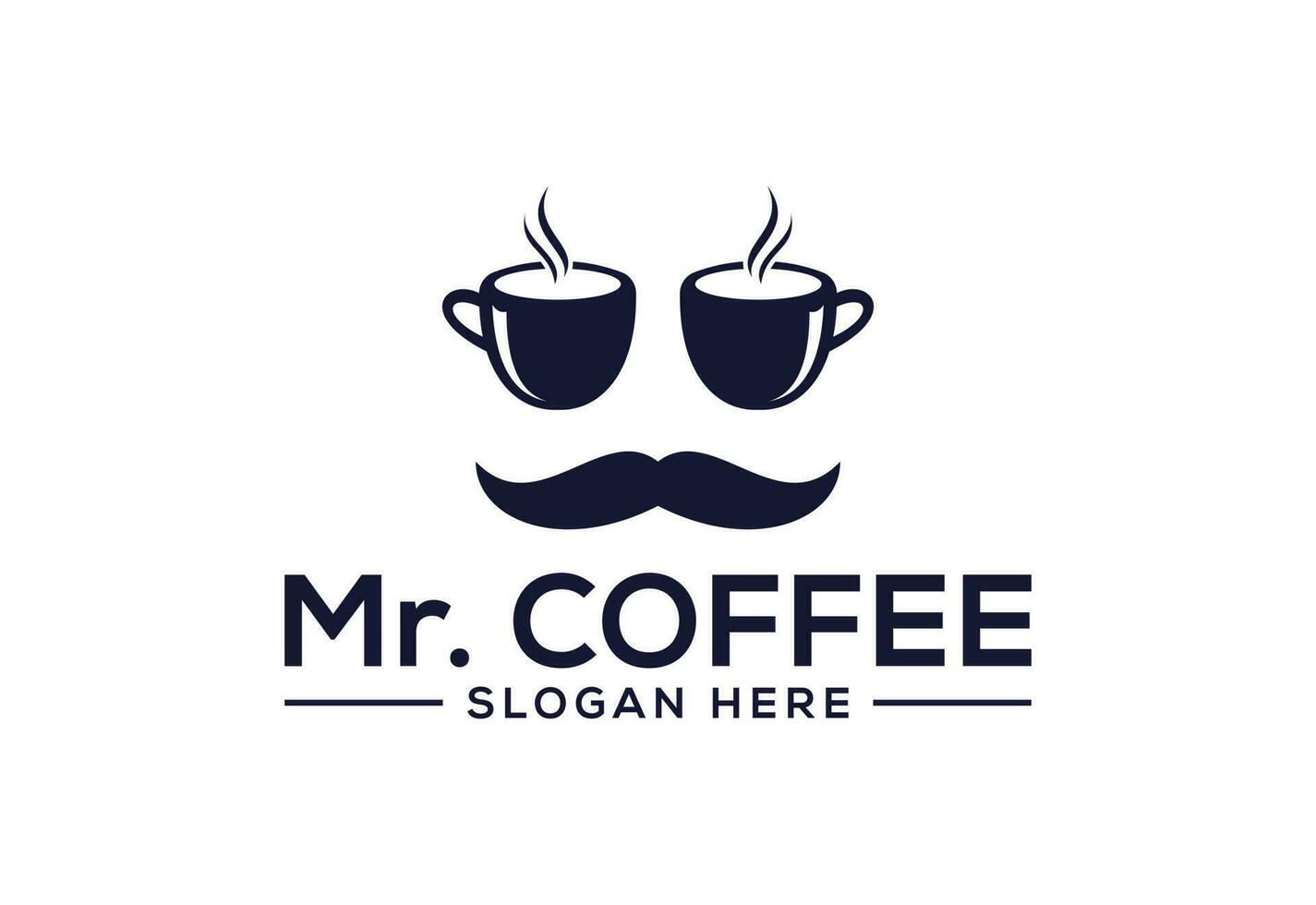 caffè negozio, ristorante logo design vettore design concetto