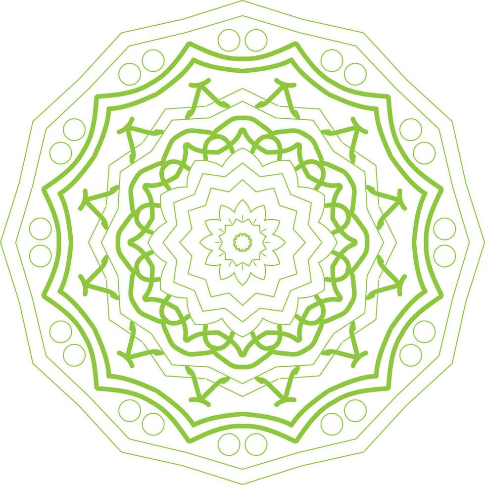 moderno creativo mandala design sfondo vettore