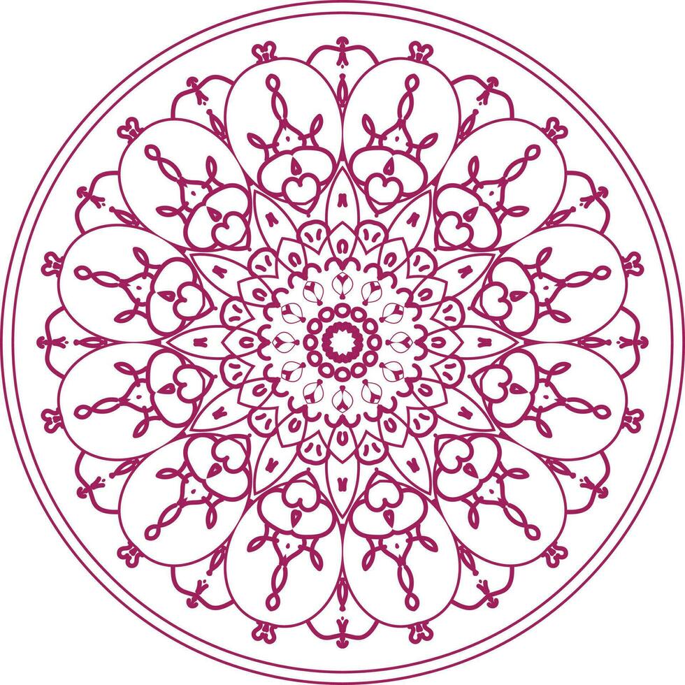 moderno creativo mandala design sfondo vettore