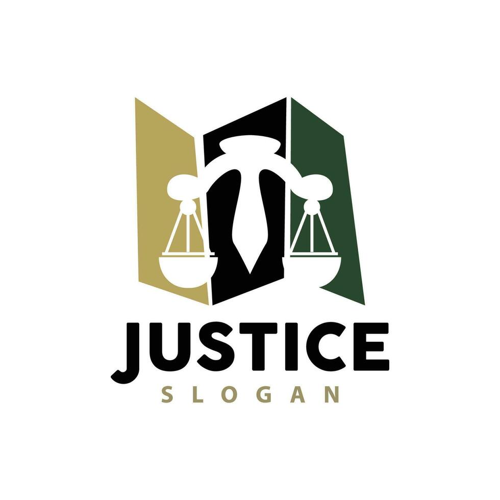 giustizia logo, retrò Vintage ▾ tema disegno, legge vettore, legge ditta, bilancia illustrazione simbolo icona vettore