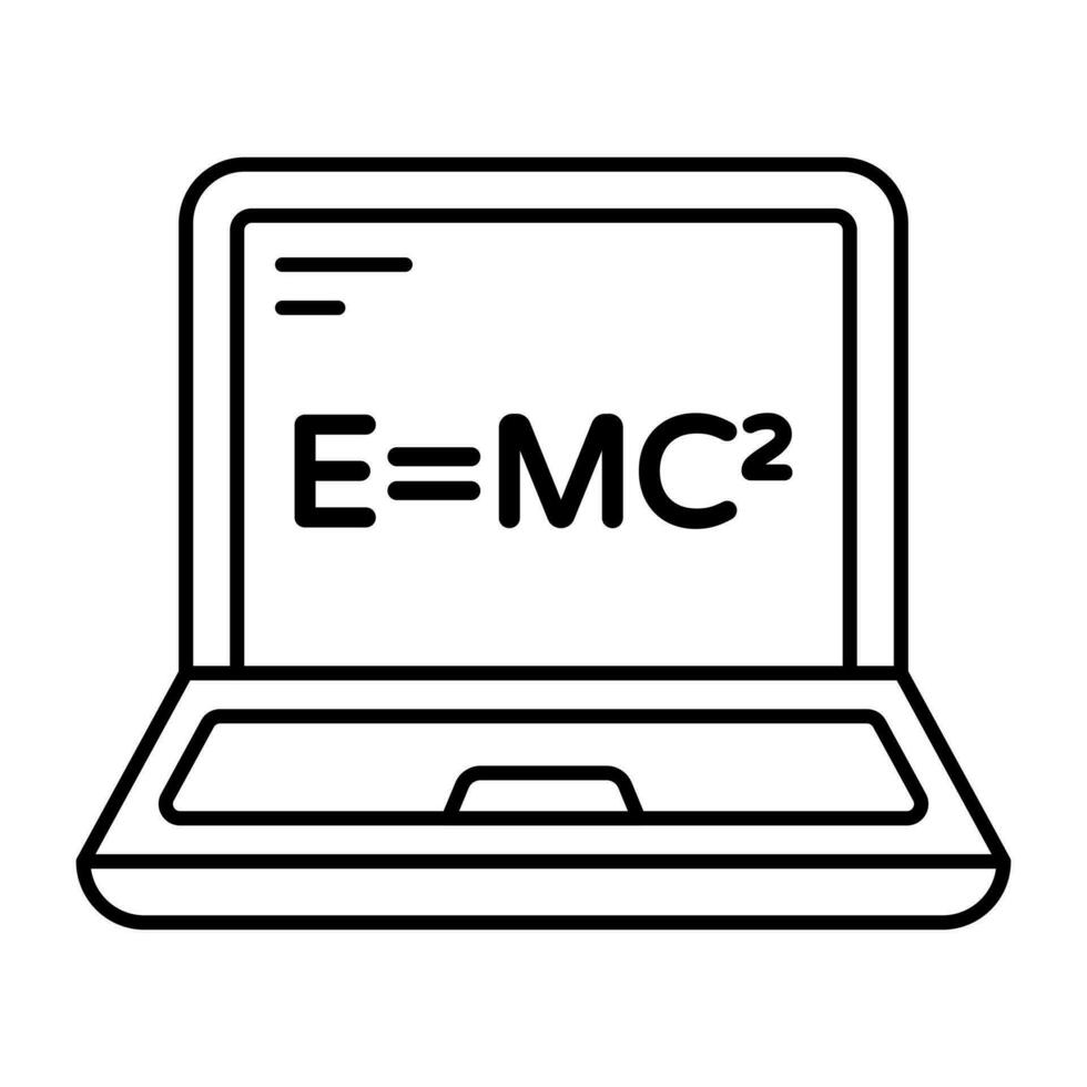 un icona design di fisica formula vettore