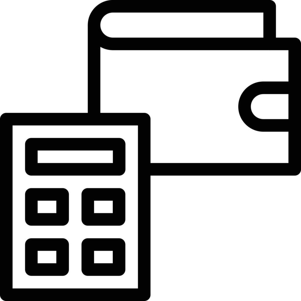 illustrazione vettoriale del portafoglio su uno sfondo. simboli di qualità premium. icone vettoriali per il concetto e la progettazione grafica.