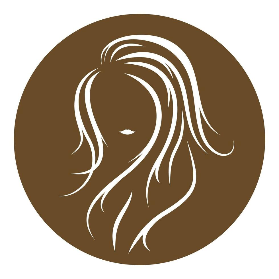 capelli logo vettore illustrazione