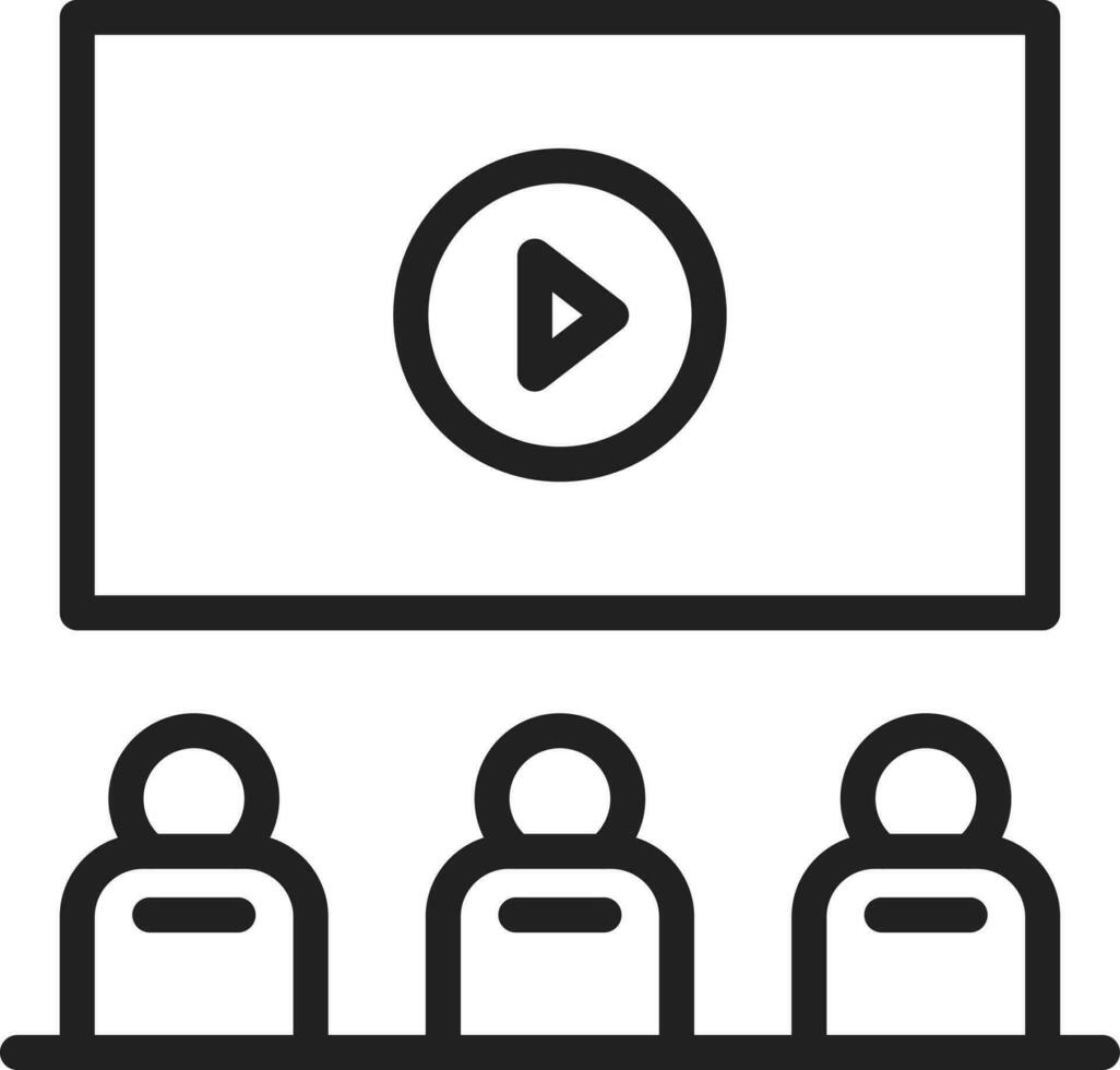 cinema icona vettore Immagine. adatto per mobile app, ragnatela applicazioni e Stampa media.