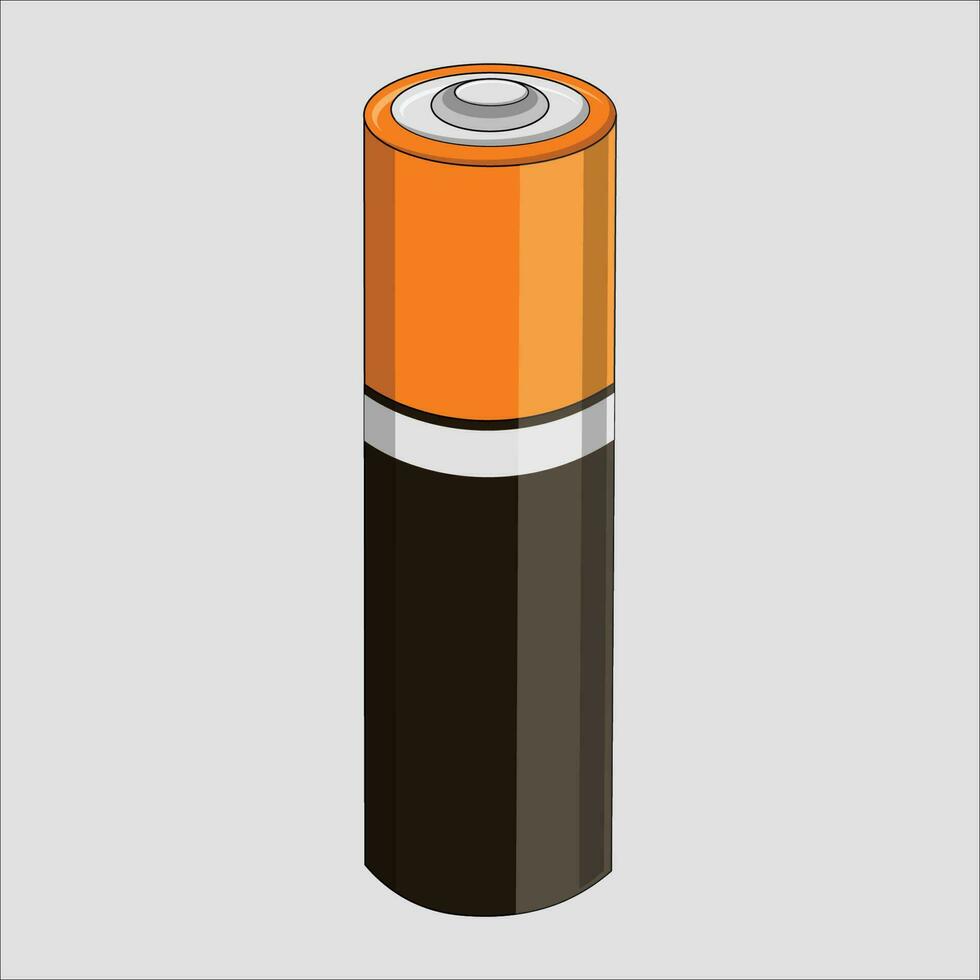 semplice pianura batteria illustrazione vettore