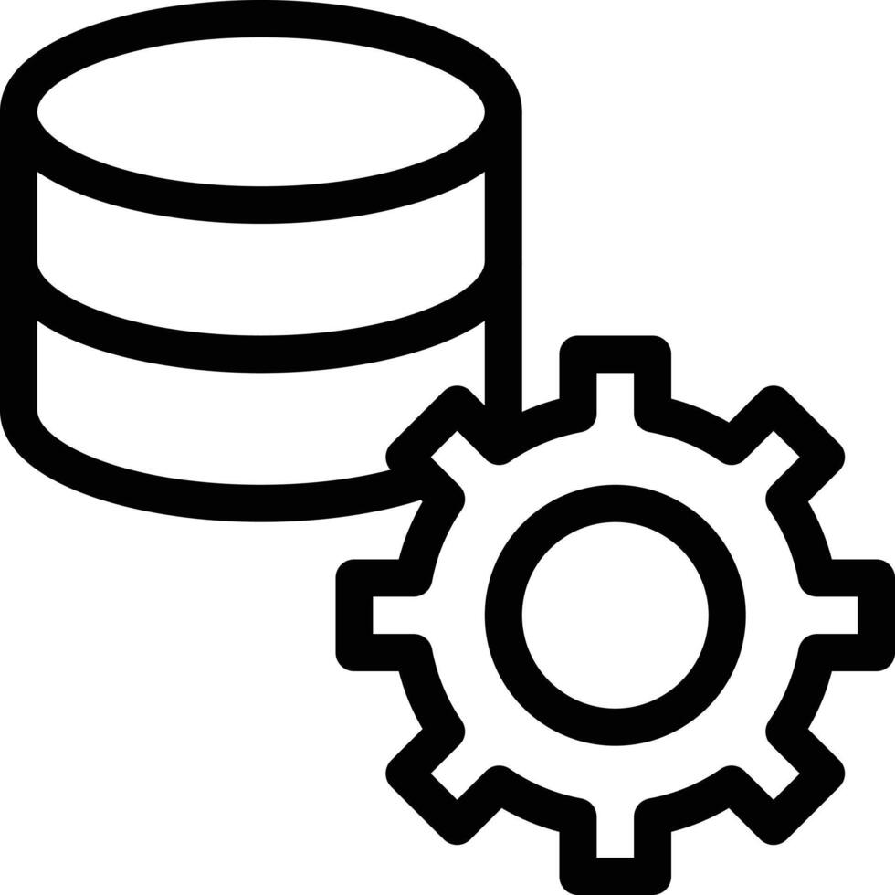 illustrazione vettoriale del database su uno sfondo. simboli di qualità premium. icone vettoriali per il concetto e la progettazione grafica.