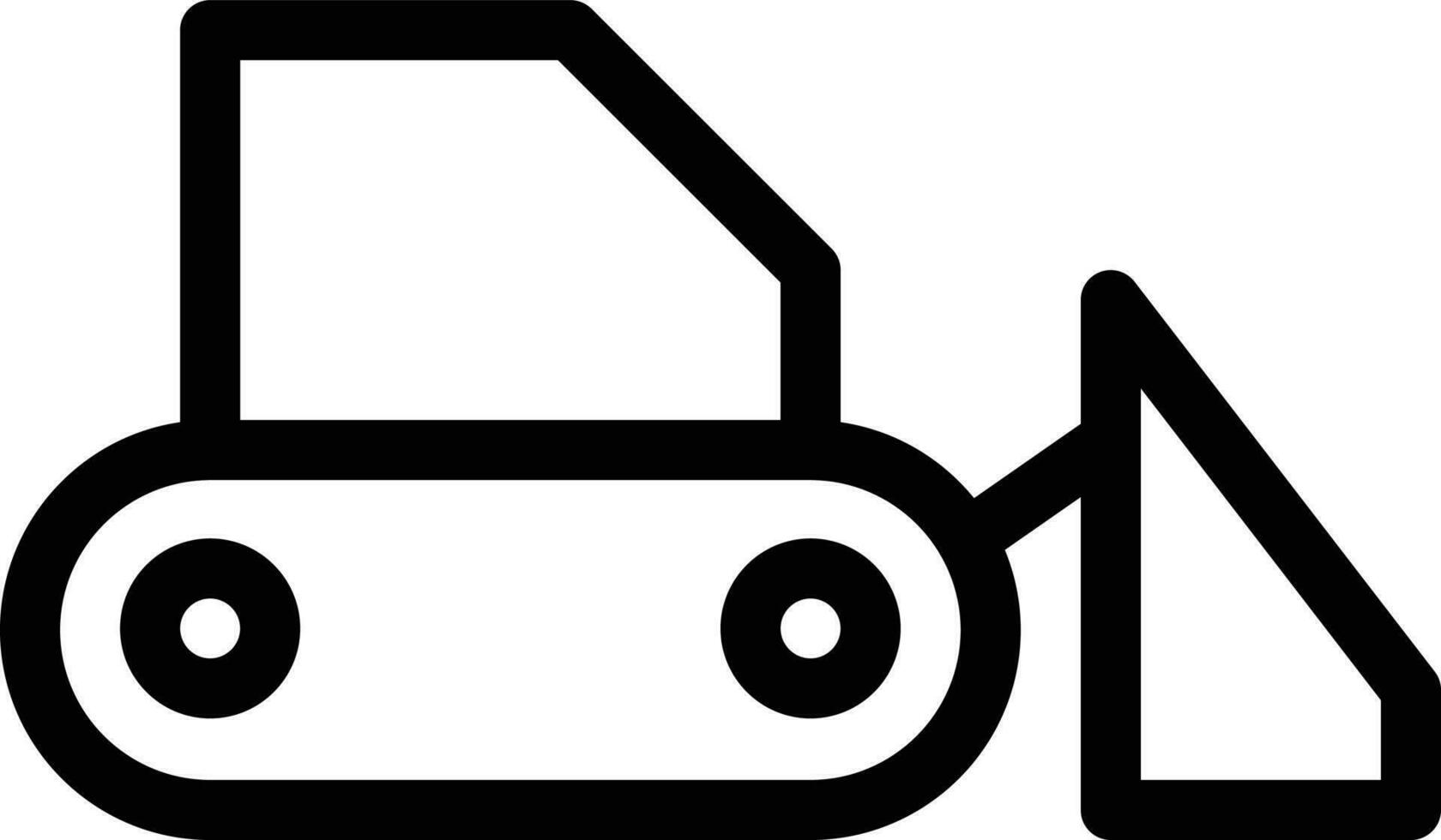 illustrazione vettoriale del bulldozer su uno sfondo. simboli di qualità premium. icone vettoriali per il concetto e la progettazione grafica.