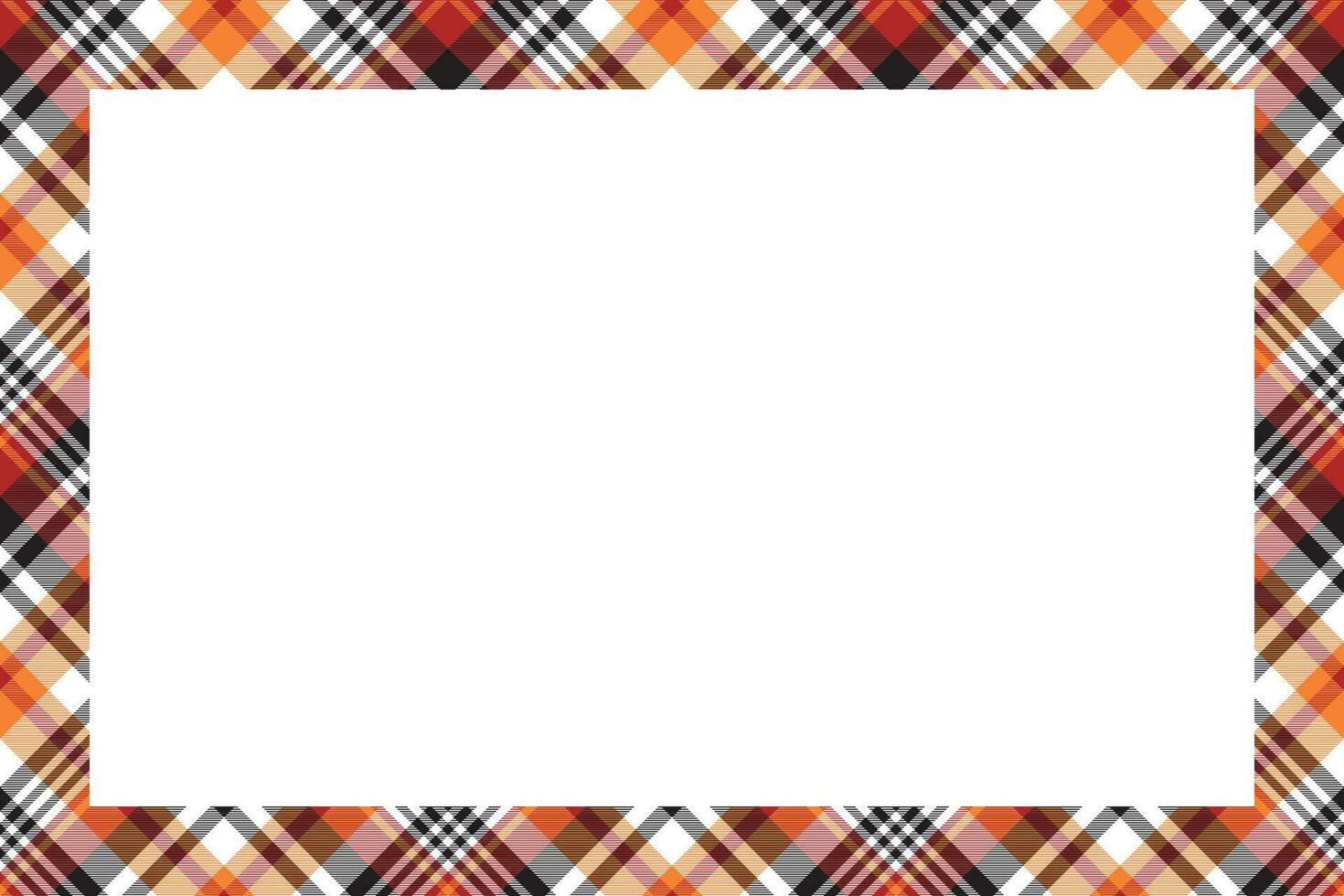 rettangolo frontiere e montatura vettore. confine modello geometrico Vintage ▾ telaio design. Scozzese tartan plaid tessuto struttura. modello per regalo carta, collage, album o foto album e ritratto. vettore