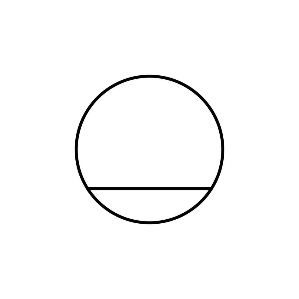 cerchio con livello vettore icona illustrazione
