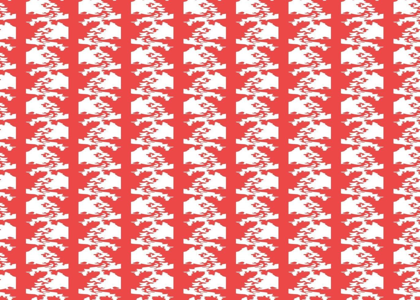 Vector texture di sfondo, seamless pattern. colori disegnati a mano, rossi, bianchi.