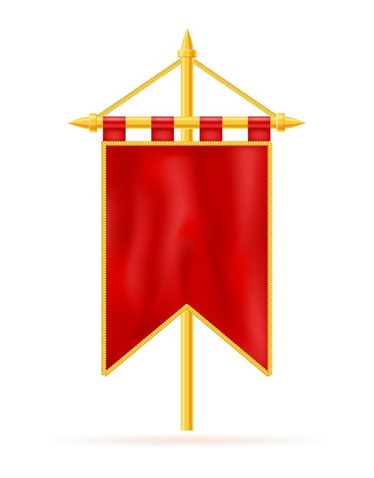 bandiera reale modello realistico vuoto vuoto stock vector illustrationn isolato su sfondo bianco