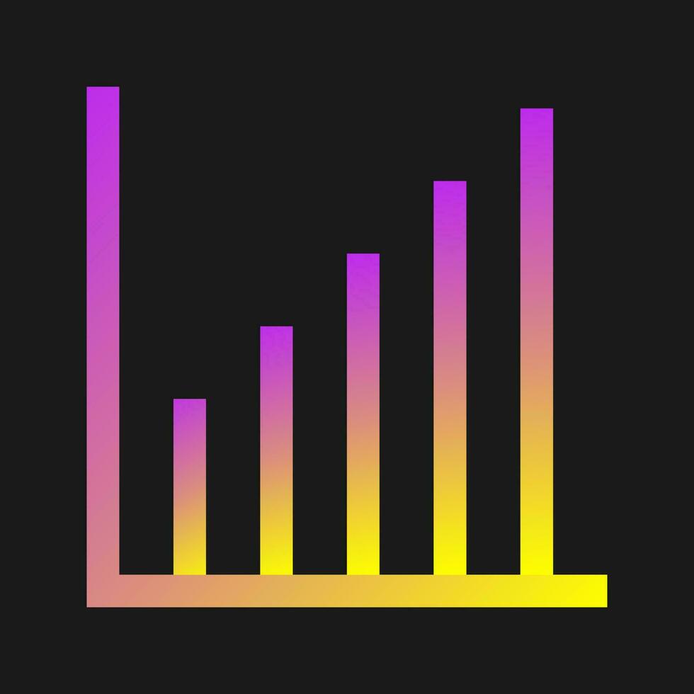 bar grafico vettore icona