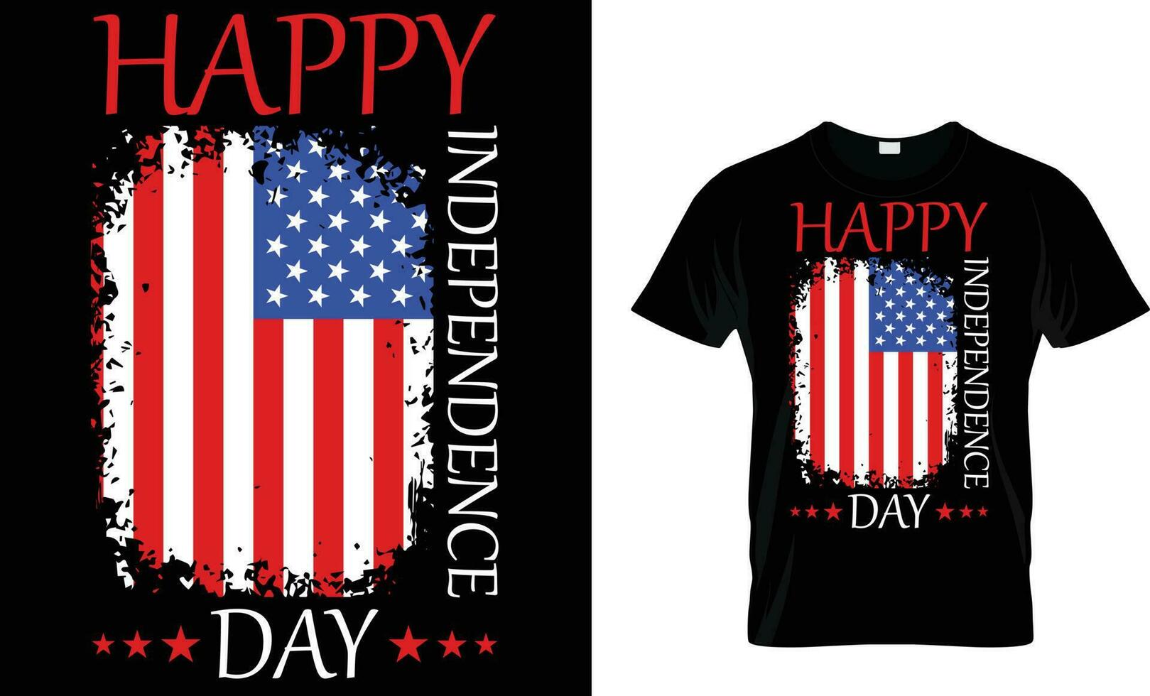 4 luglio design della maglietta del giorno dell'indipendenza degli Stati Uniti vettore