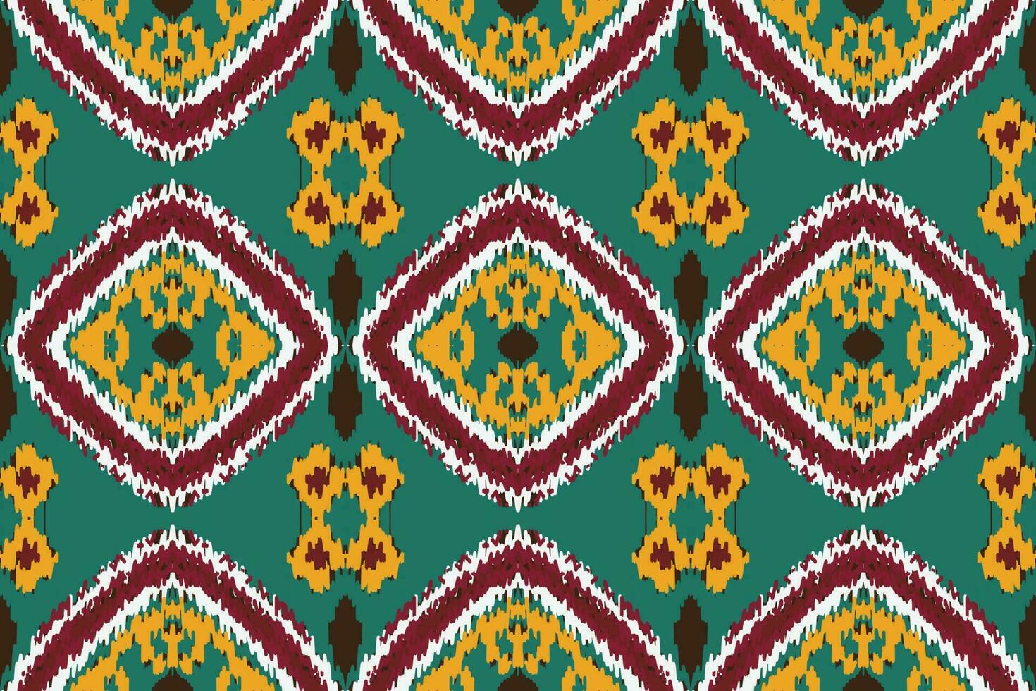 africano ikat damasco paisley ricamo sfondo. geometrico etnico orientale modello tradizionale. ikat azteco stile astratto vettore illustrazione. design per Stampa trama, tessuto, sari, sari, tappeto.