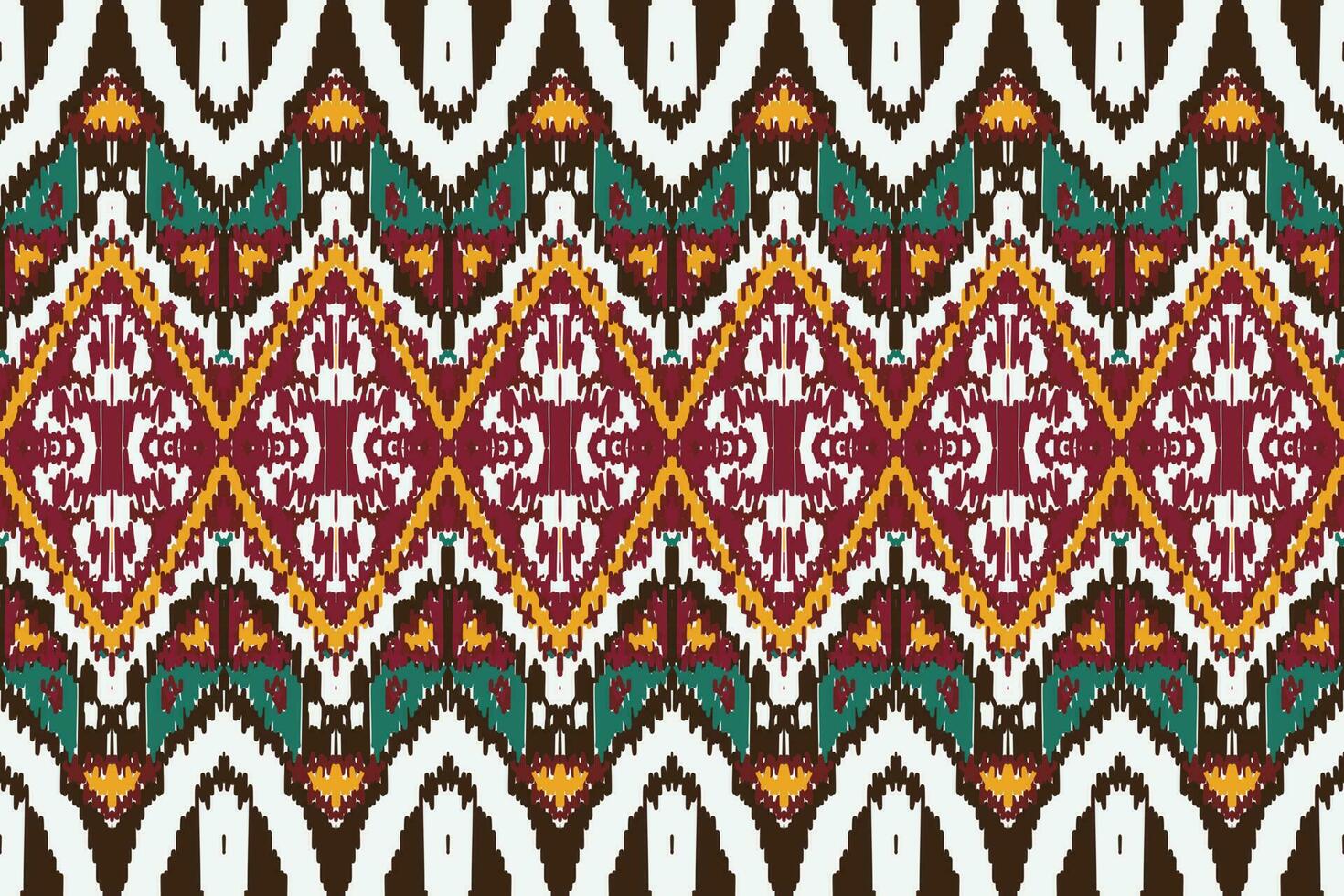 africano ikat tessuto paisley ricamo sfondo. geometrico etnico orientale modello tradizionale. ikat azteco stile astratto vettore illustrazione. design per Stampa trama, tessuto, sari, sari, tappeto.