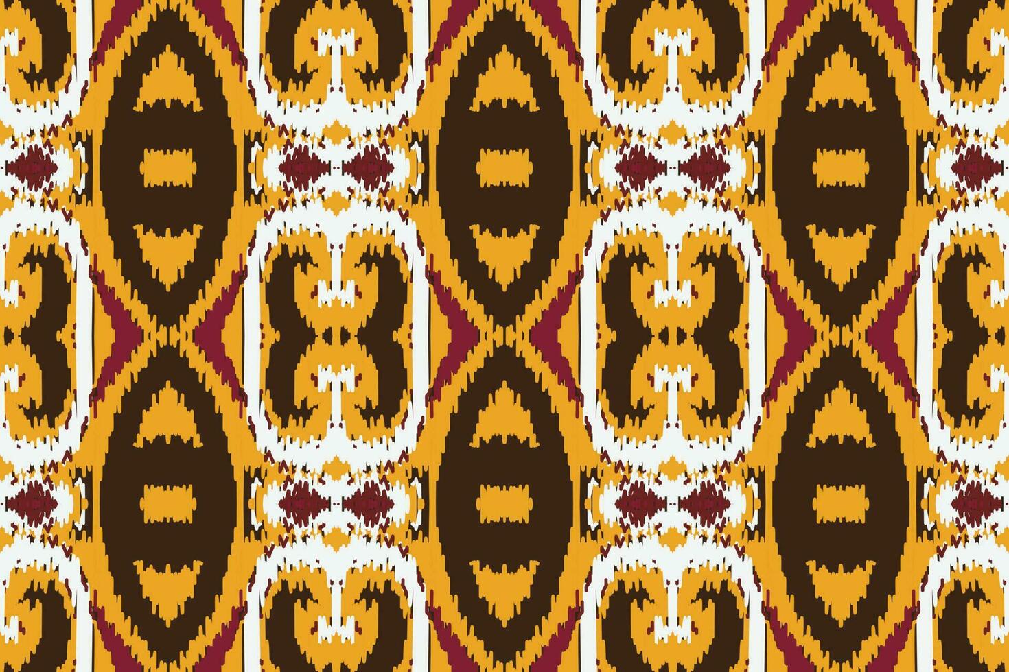 africano ikat floreale paisley ricamo sfondo. geometrico etnico orientale modello tradizionale. ikat azteco stile astratto vettore illustrazione. design per Stampa trama, tessuto, sari, sari, tappeto.