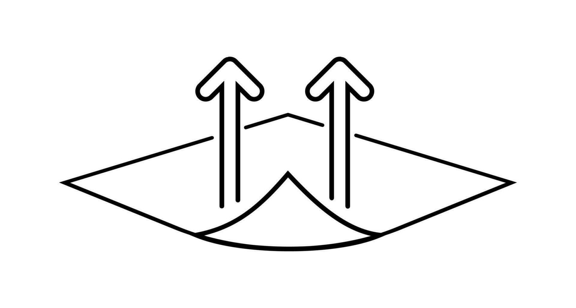 vettore illustrazione di sbucciare via icona su bianca sfondo