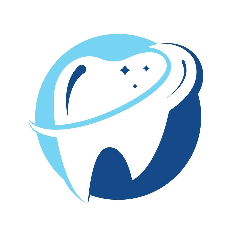 dentale logo modello vettore illustrazione design. dentale clinica logo denti astratto design vettore modello.
