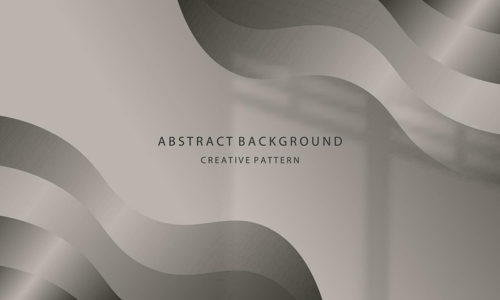 astratto geometrico pendenza sfondo onde elegante grigio colore trasparenza semplice attraente per eps 10 presentazione vettore