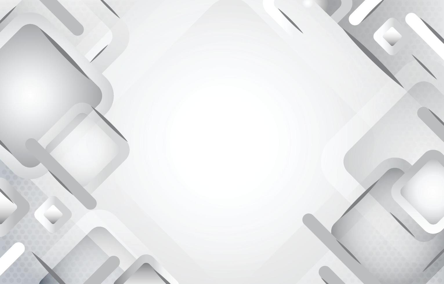 modello di sfondo geometrico bianco vettore