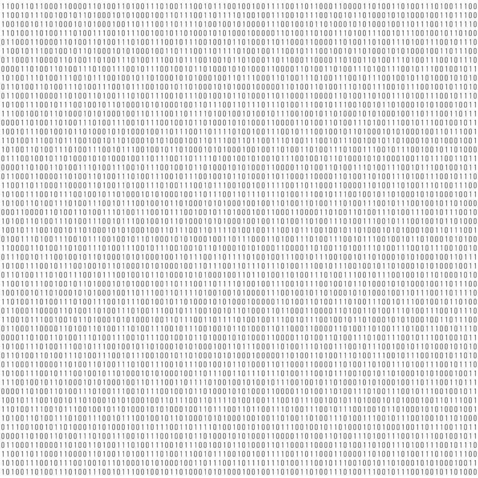 binario codice digitale tecnologia sfondo. computer dati di 0 e 1. algoritmo binario dati codice, decrittazione e codifica. vettore illustrazione