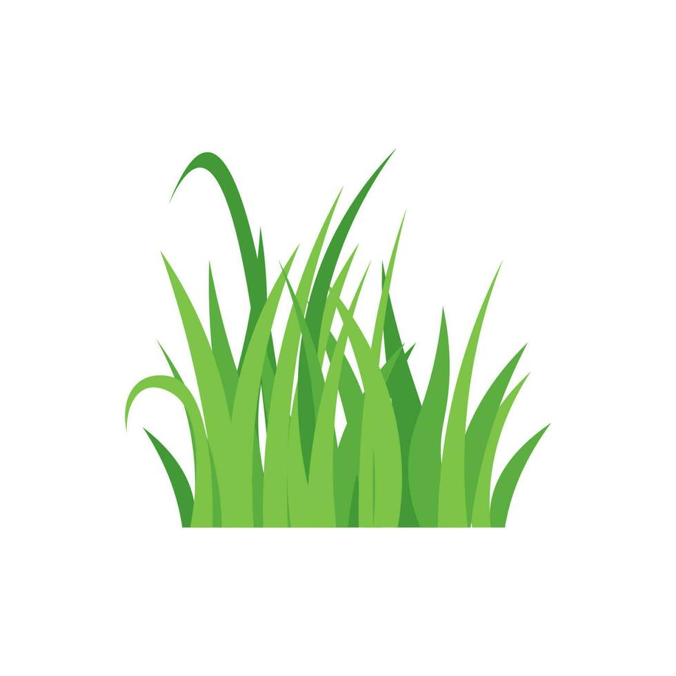 vettore di erba verde