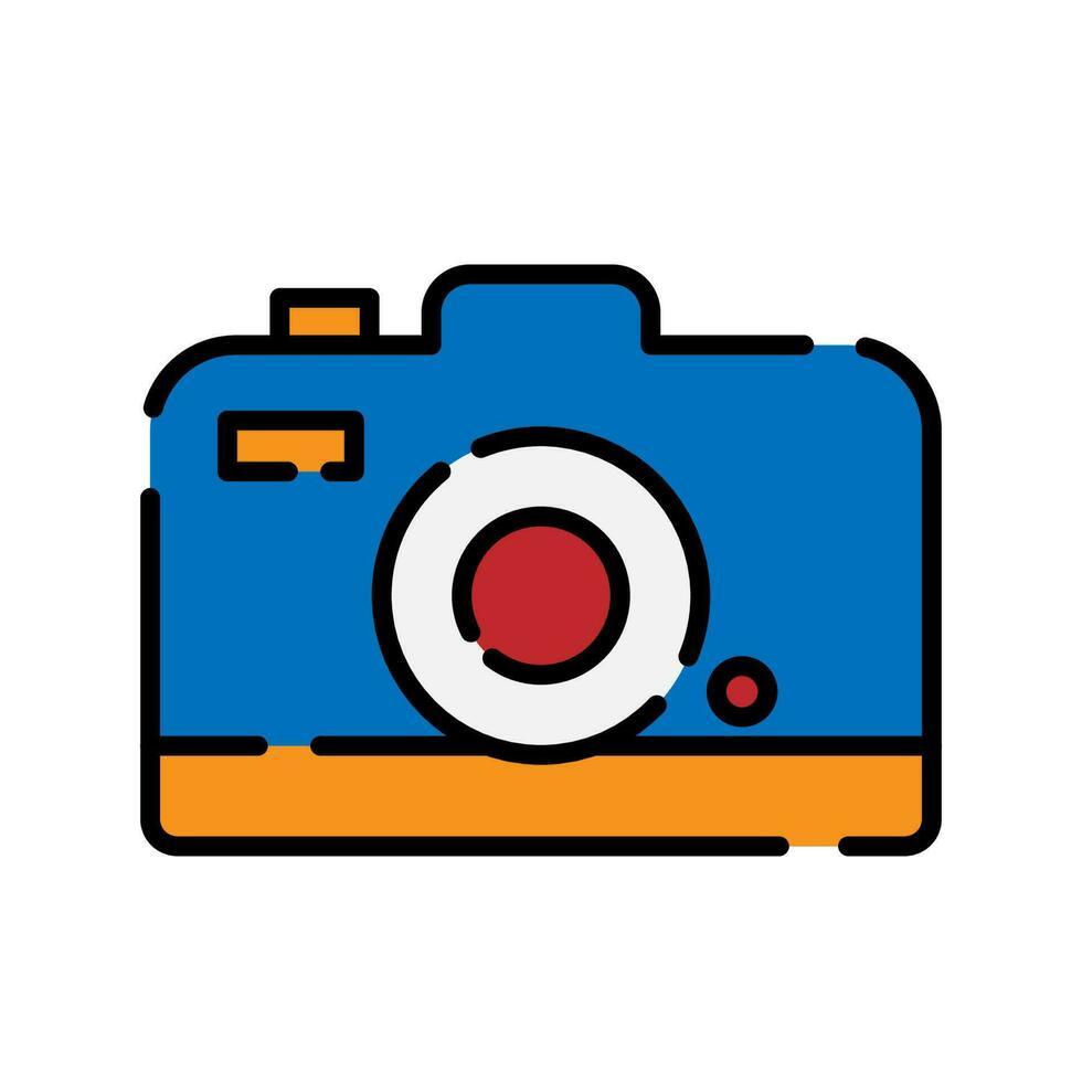 icona della fotocamera, illustrazione vettoriale