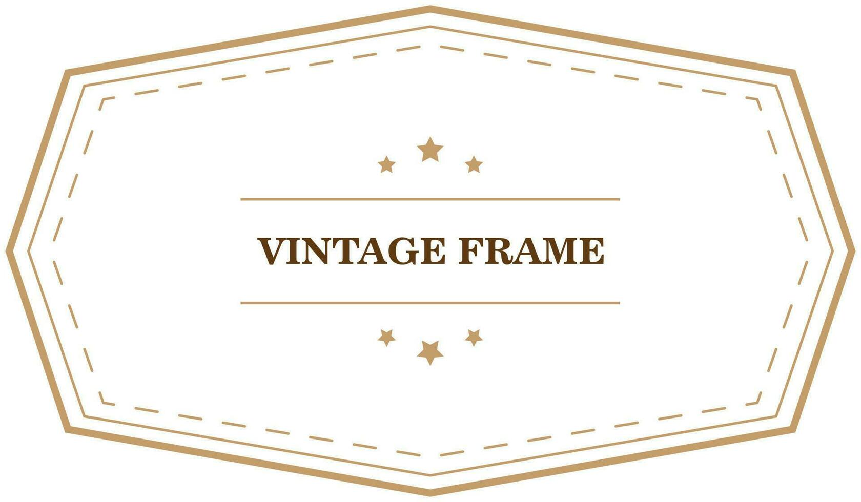 Vintage ▾ telaio modello. vettore illustrazione