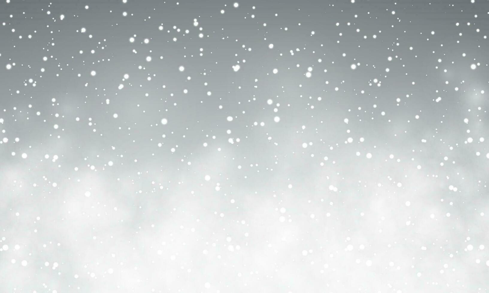 Natale neve. caduta i fiocchi di neve su notte sfondo. nevicata. vettore illustrazione
