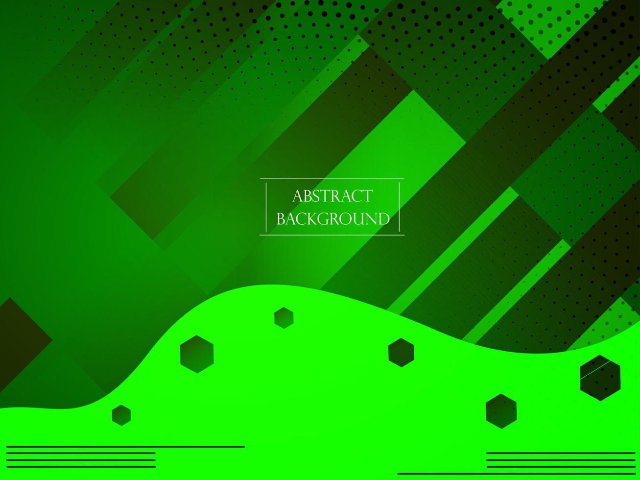 sfondo elegante liscio astratto geometrico verde vettore